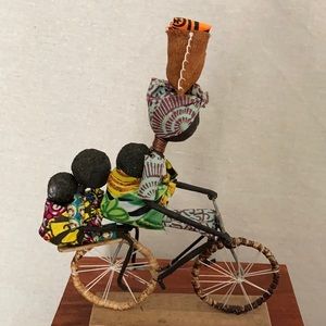 Vintage hand made Jamaican folk art figurine